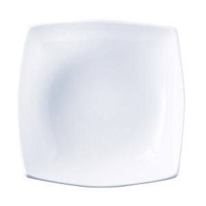 Тарелка квадратная глубокая DELICE WHITE