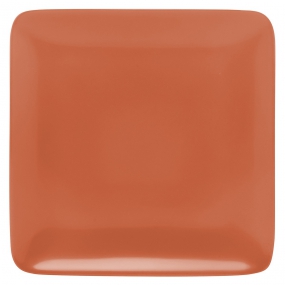Тарелка десертная, квадратная, цвет оранжевый  Modulo Color 20 х 20 см