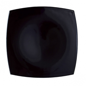 Тарелка квадратная глубокая DELICE BLACK