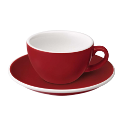 Чашка и блюдце Flat White Loveramics